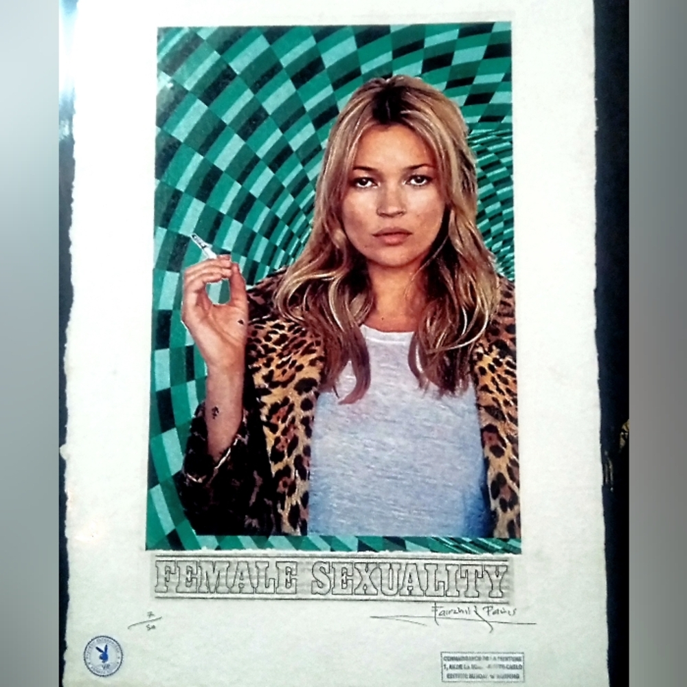 Kate Moss, Female Sexuality, Ltd. Edition Print By Fairchild Paris